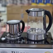 تصویر چای ساز روگن کنارهمی چایساز روگن بغل همی 