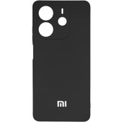 تصویر قاب سیلیکونی شیائومی مدل Silicon Redmi Note 14 مشکی Silicon Redmi Note 14