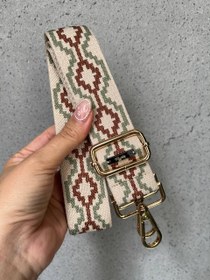 تصویر بند طرحدار کد 130 - نقره ای strap sn 130