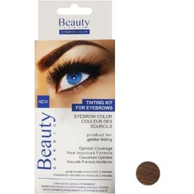 تصویر کیت رنگ ابرو بیوتی شماره BN 4 حجم 20 میلی لیتر رنگ قهوه ای روشن 