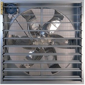 تصویر هواکش مرغداری زیلابگ با دمپر گریز از مرکز FTP-FAN100SB 