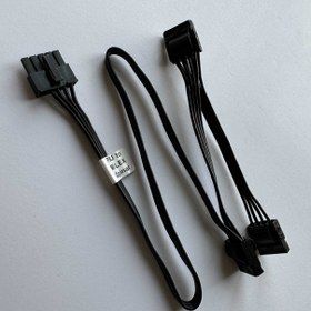 تصویر کابل برق به 3 مولکس Molex اورجینال پاور ماژولار 