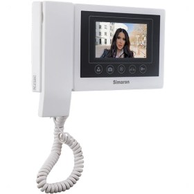 تصویر مانیتور آیفون تصویری سیماران مدل HS-43TKM با حافظه Simaran HS-43TKM with memory Video entry phone