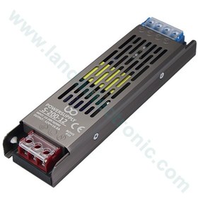 تصویر آداپتور پاور سوئیچینگ 12ولت 200 وات اسلیم ویواتچ 