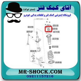 تصویر بلبرینگ توپی سر کمک جلو تویوتا کمری مدل 2005-2006 برند اصلی تویوتا جنیون 