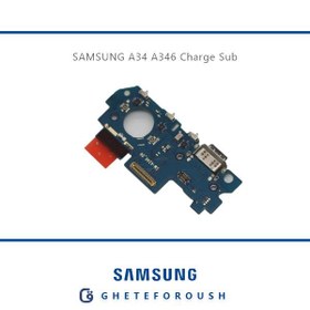 تصویر برد شارژ سامسونگ A34 5G / A346 BOARD CHARGE A32 5G