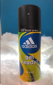 تصویر اسپری دئودورانت مردانه آدیداس مدل Pure Game پیور گیم 150 میل Adidas Spray Deodorant Body Pure Game For Men 150ml