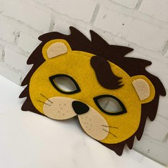 تصویر ماسک نمایشی نمدی پشت کش دار 