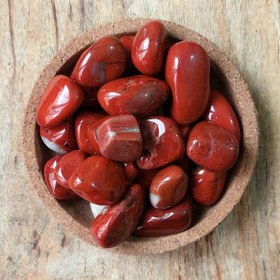 تصویر سنگ تامبل جاسپر سرخ 