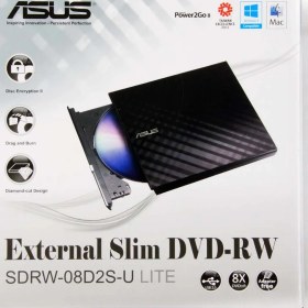 تصویر DVD رایتر اکسترنال ASUS SDRW-08D2S-ULite 