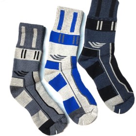 تصویر جوراب های کوهنوردی و طبیعتگردی - طوسی 