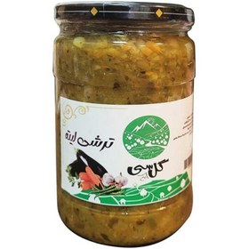 تصویر ترشی لیته ارگانیک 700گرم گل باغ سی Gol Bagh Si organic Liteh mixed pickles 700g