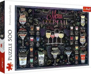 تصویر پازل 500 تیکه Cocktail Menu 