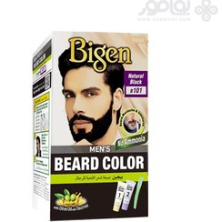 تصویر کیت رنگ ریش و سبیل بیگن شماره 101 رنگ مشکی طبیعی ا BIGEN MEN'S BEARD COLOR 101 NATURAL BLACK BIGEN MEN'S BEARD COLOR 101 NATURAL BLACK