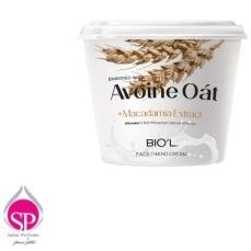 تصویر بیول کرم کاسه ای مغذی-جو دوسر وروغن ماکادمیا-200 میا Biol Avoine Oat and Macadamia Extract Hand And Face Cream