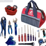 تصویر مجموعه ابزار 17 پارچه sina emdad مدل CA023 