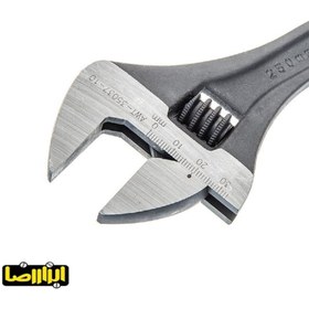 تصویر آچار فرانسه لیکوتا مدل AWT-35037-8 سایز 8 اینچ Licota AWT-35037-8 Adjustable Wrench 8 Inch