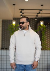 تصویر دورس نیم‌زیپ VAMOS ترک داخل کرک - سفید / M 