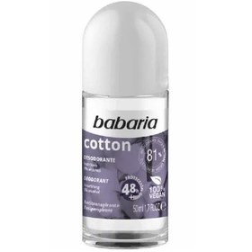 تصویر مام رول ضد تعریق کتان باباریا Babaria Cotton Deodorant 48h Antiperspirant