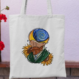 تصویر توت بگ ونگوک 2 van gogh tote bag 2