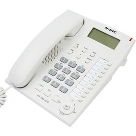 تصویر تلفن رومیزی ان آی ان سی مدل KX-T881CID یک خطی 