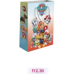 تصویر پاکت کادو با طرح سگ های نگهبان قرمز و آبی (سری 30) 