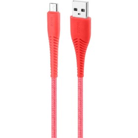 تصویر کابل میکرو یو اس بی فست شارژ Beyond BUM-301 2.1A 1m Beyond BUM-301 2.1A 1m MicroUSB Cable