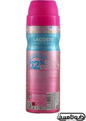 تصویر پلی هات مومنت اسپری دئودورانت ضد تعریق لاکوست مناسب برای بانوان Playhot Moment Deodorant Body Spray Lacoste For Women