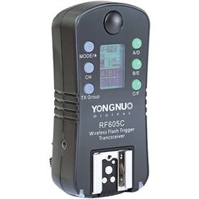 تصویر فرستنده رادیو تریگر یانگنو کانن مدل Yongnuo RF-605-C Wireless Transceiver Kit for Canon 