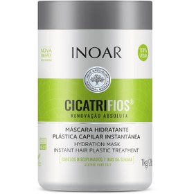 تصویر ماسک مو اینوار سیکاتری فیوس Inoar Mascara Cicatrifios 1Kg 