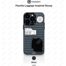 تصویر کاور یانگ کیت مدل Fluorite Luggage-Inspired Glossy مناسب برای آیفون 14 پرو مکس YOUNGKIT Fluorite Luggage-Inspired Glossy Cover For 14 Pro Max