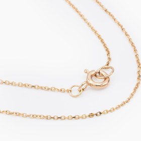 تصویر زنجیر طلا نیمه ظریف 