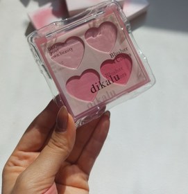 تصویر پلت رژگونه قلبی 