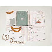 تصویر ست لباس نوزده تکه بیمارستانی نوزاد طرح چراغ راهنمایی دانالو Danaloo Danaloo Traffic Light 19-Piece Baby Hospital Clothing Set