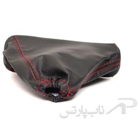 تصویر مجموعه گردگیر ترمز دستی NX7 (دنا) - مشکی (نخ قرمز) 