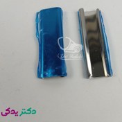 تصویر زه روی نوار لاستیکی دور شیشه پژو پارس (پرشیا) عقب پایین وسط (زه کرومی) شرکتی ایساکو اصل 1870200499 