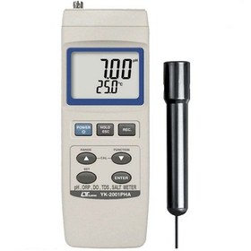 تصویر مولتی فانکشن شیمیایی LUTRON YK-2001PHA PH/ORP, DO, CD/TDS, Salt Meter LUTRON YK-2001PHA