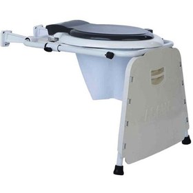 تصویر توالت فرنگی دیواری آسانا تاشو 