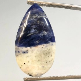 تصویر سنگ سودالیت دورنگ 250535 