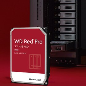 تصویر هارد دیسک اینترنال وسترن دیجیتال سری قرمز ظرفیت 12 ترابایت ا Western Digital Red Internal Hard Drive 12TB Western Digital Red Internal Hard Drive 12TB