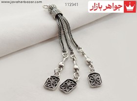 تصویر کرکوش نقره چند رشته ای کد 112941 