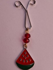 تصویر گیره روسری مدل هندوانه 