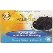 تصویر صابون ضدجوش و آکنه والنسی VALENSEY با عصاره خاویار 120 گرم ا Valensey Caviar Soap-120g Valensey Caviar Soap-120g