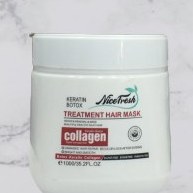 تصویر ماسک مو نایس فرش کراتینه /کلاژن 1000 میلی NICE FREASH COLLAGEN HAIR TREATMENT MASK 