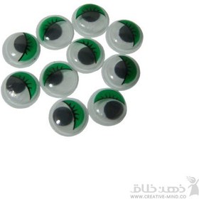 تصویر چشم سبز مژه دار 