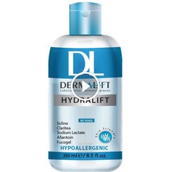 تصویر میسلار واتر و پاک کننده آرایش درمالیفت مدل HYDRALIFT مناسب پوست های خشک و معمولی حجم 250 میل 