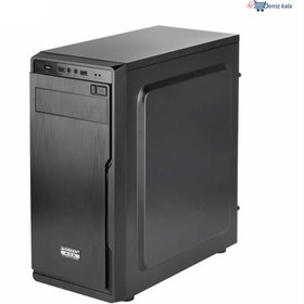 تصویر کیس کامپیوتر آماده دانش آموزی مدل B003 Green Ava assemble Computer Case Suitable For Students