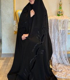 تصویر چادر گلدوزی لوکس 