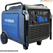 تصویر موتور برق هیوندای مدل HG8087-PG ظرفیت ۸.۷ کیلووات بنزینی اینورتر 