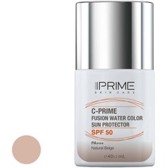 تصویر فلوئید ضد آفتاب پریم رنگ طبیعی 